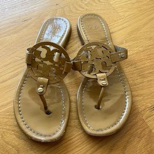 Tory Burch Miller Patent Leather Sandals